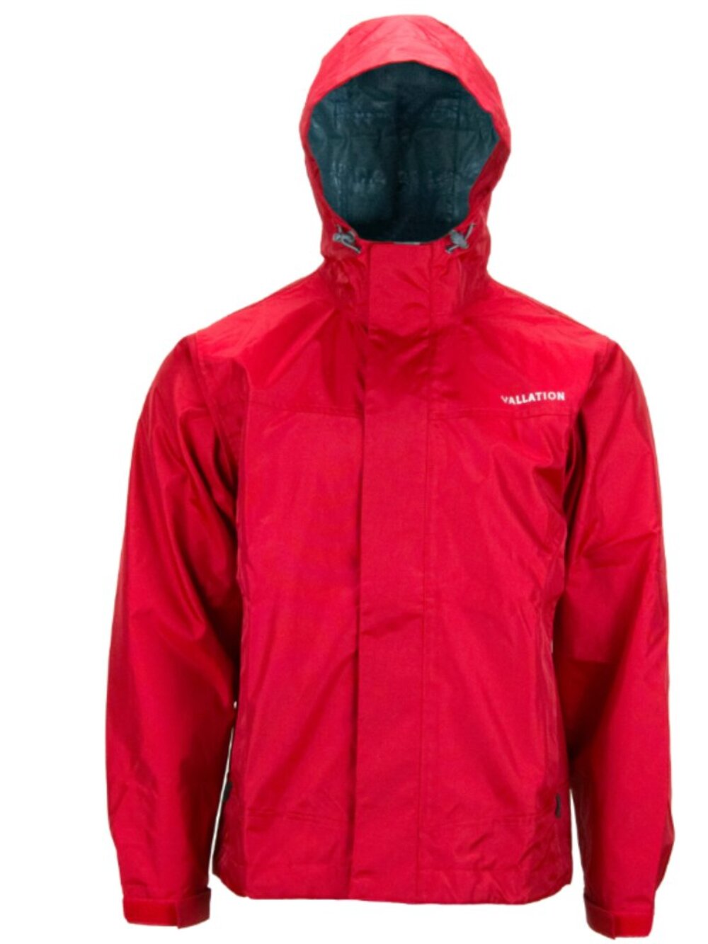 NWT Vallation Dark Rain Jacket Red Size S